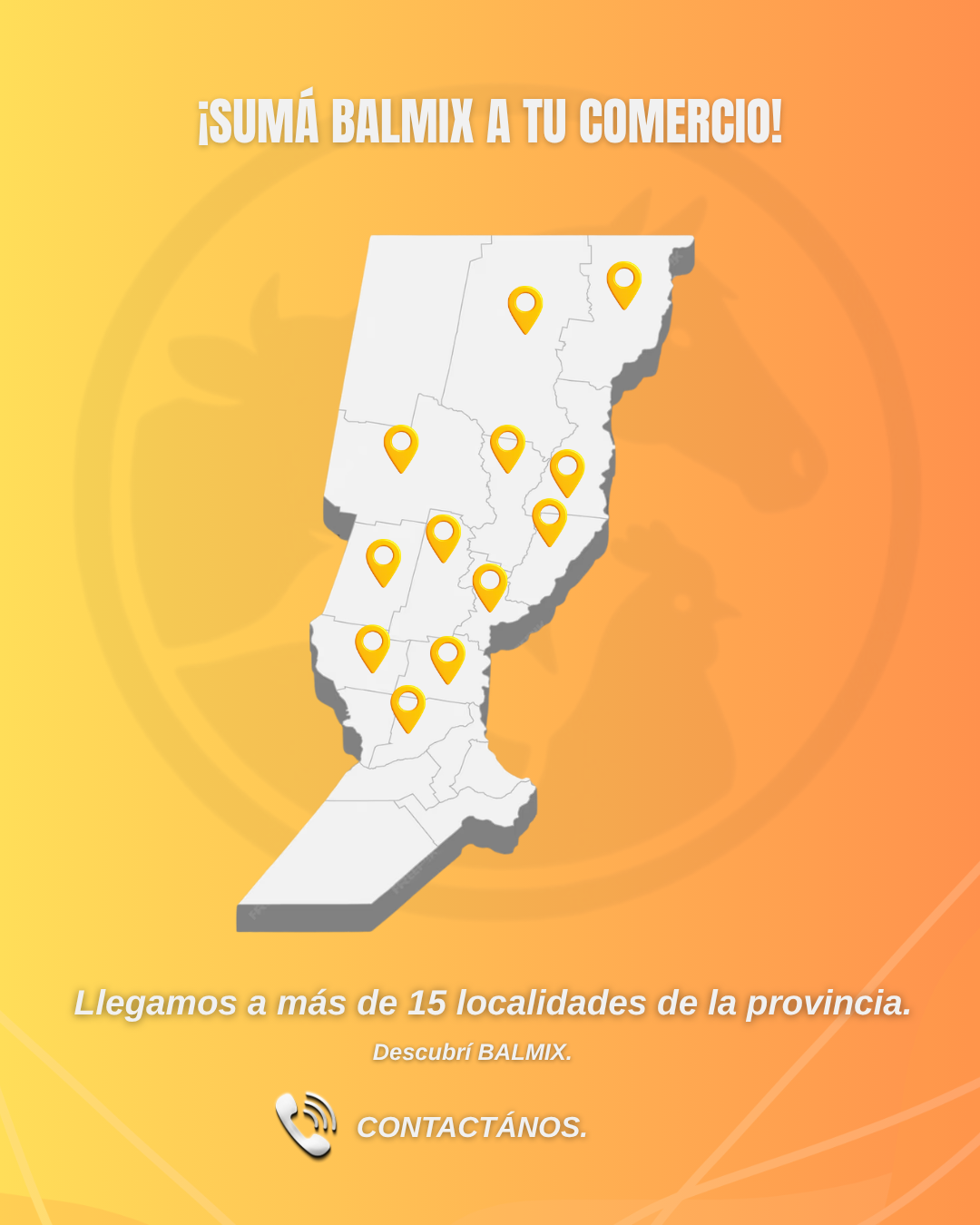 Zonas de cobertura BALMIX